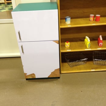 Billy Beez - This is the pretend area and it looks dangerous to children. Especially some of the really young ones who come in here. - Kids Activities Near Me - Anaheim, California