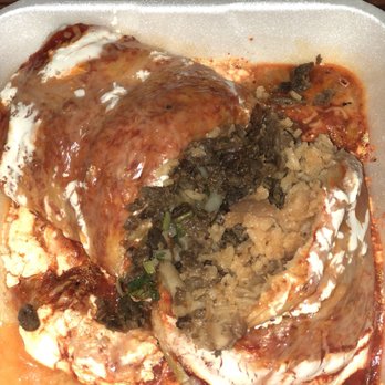 Tacos More - Inside of burrito - Mexican Near Me - Mira Loma, California