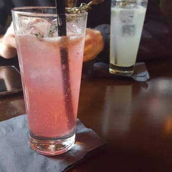 Sundry and Vice - We ordered a Dawn Johnson (pink) and a Snowfox! Both were delicious! - Cocktail Bars Near Me - Cincinnati, Ohio