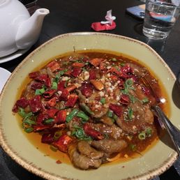 The oiliest Szechuan beef ever! The oiliest Szechuan beef ever!