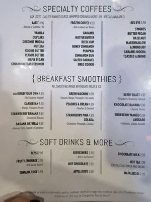 Menu photo 2 Sunrise City Cafe Fort Pierce, FL