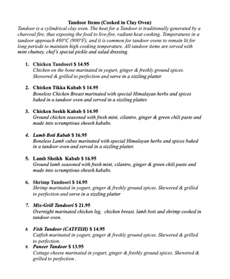 Menu photo 2 Himalayan Flavors Berkeley, CA