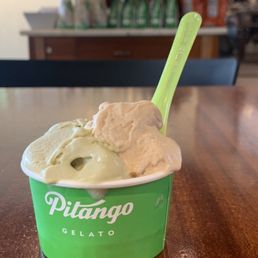 Pistachio and Hazelnut gelato (small size)
