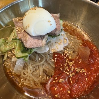 Jinsang Gukbap - Spicy Cold Noodles - Korean Near Me - Queens, New York
