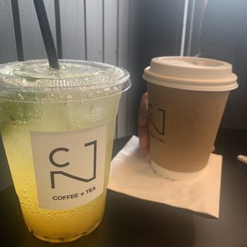CNT Cafe - Passion sparkler and tea - Desserts Near Me - Philadelphia, Pennsylvania