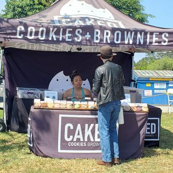CAKED - Dessert stand at SD Bunnyfest - Desserts Near Me - San Diego, California
