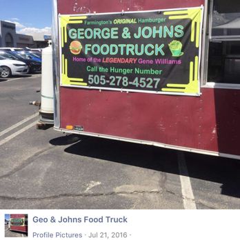 Geo And Johns Hamburgers - Food truck. Old phone number. - Food Trucks Near Me - Bloomfield, New Mexico Geo And Johns Hamburgers - Food truck. Old phone number. - Food Trucks Near Me - Bloomfield, New Mexico