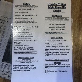 Cookies - a menu for a restaurant on a table - Desserts Near Me - Theodosia, Missouri Cookies - a menu for a restaurant on a table - Desserts Near Me - Theodosia, Missouri