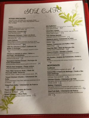 Menu photo 8 Sol Cafe Torrington, CT
