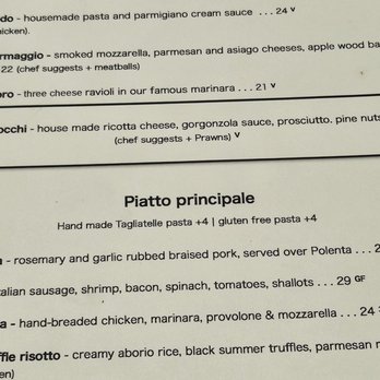 The Place - Main menu items - Italian Near Me - Roseville, California The Place - Main menu items - Italian Near Me - Roseville, California