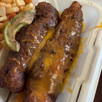 La Salita Restaurant - Burnt chile rellenos! - New Mexican Cuisine Near Me - Albuquerque, New Mexico