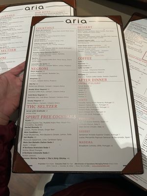 Menu photo 2 Aria Charlotte, NC Menu photo 2 Aria Charlotte, NC