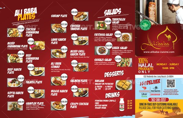 Menu photo 6 Alibaba Mediterranean Cuisine Long Beach, CA Menu photo 6 Alibaba Mediterranean Cuisine Long Beach, CA