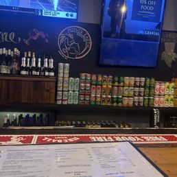 Bar and part of menu Bar and part of menu