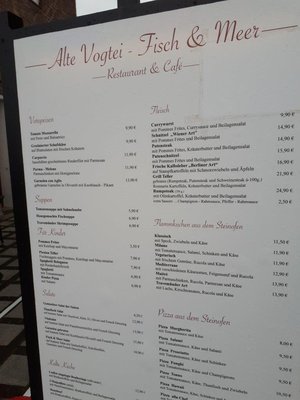 Menu photo 2 Alte Vogtei Lübeck, SH Menu photo 2 Alte Vogtei Lübeck, SH