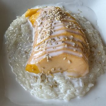 Suvans Kitchen - Mango sticky rice - Thai Near Me - Lompoc, California Suvans Kitchen - Mango sticky rice - Thai Near Me - Lompoc, California