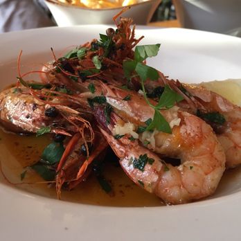 Oresti's Taverna - Gambas Aglio (Prawns) - Greek Near Me - Amsterdam, New Hampshire