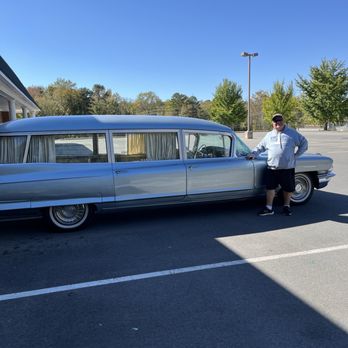 Coffin House Coffee - Hearse in front of the Coffee Shop - Coffee & Tea Near Me - Concord, North Carolina