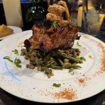 Restaurant Rebirth - Double-Cut Cheshire Pork Chop - Cajun/Creole Near Me - New Orleans, Louisiana