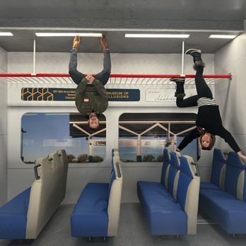 Museum of Illusions - Catching the light rail - Museums Near Me - Denver, Colorado