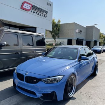SSR Autobody - All fully repaired front end and rear end damage on this beautiful Yas Marina Blue F80 M3! - Body Shops Near Me - Orange, California