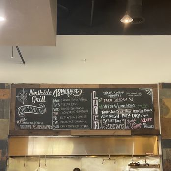 Northside Grill - Chalk board menu - Salad Near Me - Lake Havasu City, Arizona