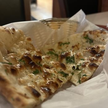 Royal Indian Cuisine - Garlic naan - Indian Near Me - Auburn, California