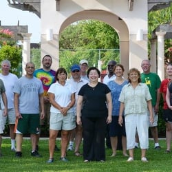 Tai Chi Class In Riverfront Park, Cocoa.
