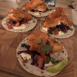 Downtown Taqueria - Cod fish tacos