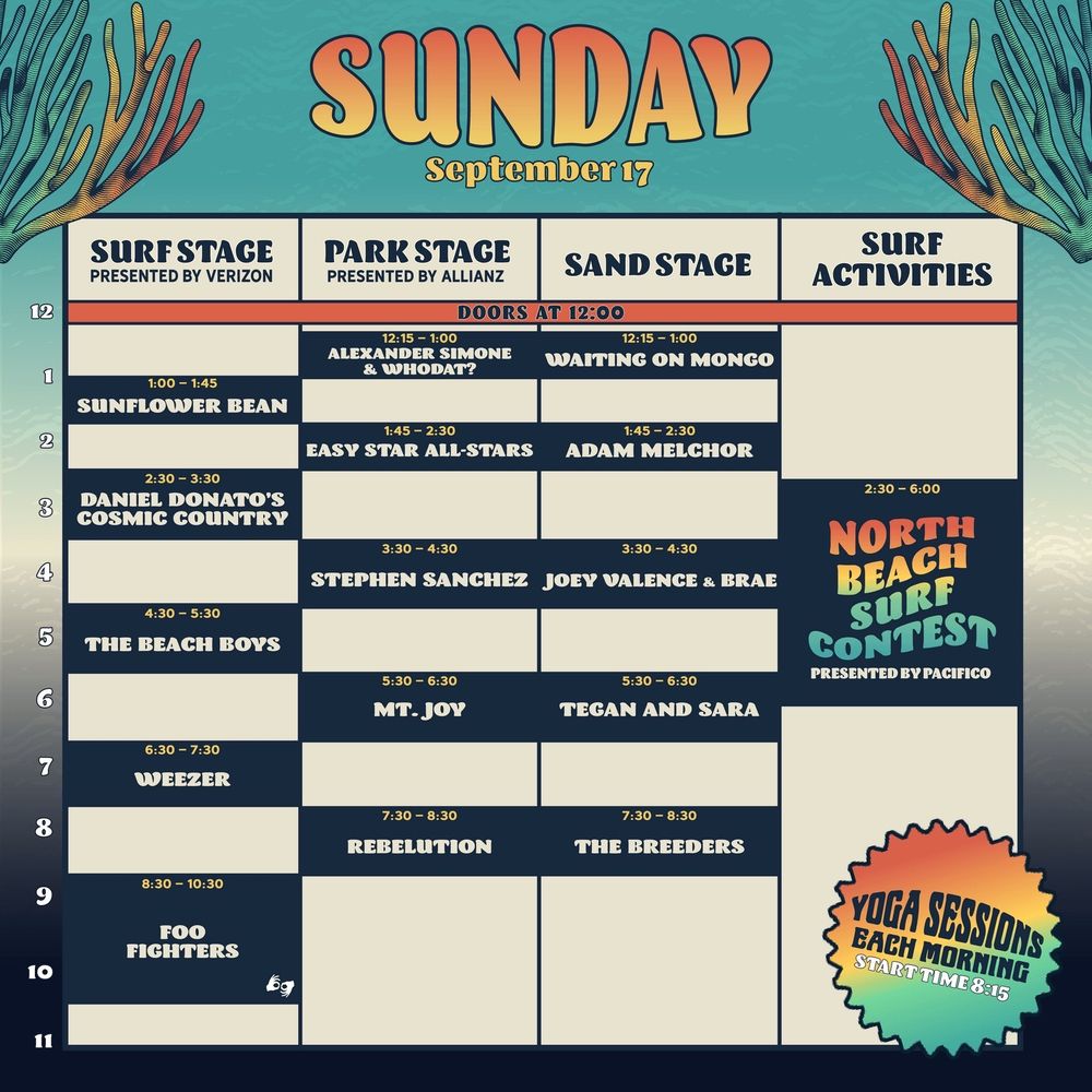 Sea Hear Now - Sunday Schedule - Festivals Near Me - Asbury Park, New Jersey Sea Hear Now - Sunday Schedule - Festivals Near Me - Asbury Park, New Jersey