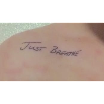 Rick's Tattoos - Lettering done by Ben - Tattoo Near Me - Falls Church, Virginia