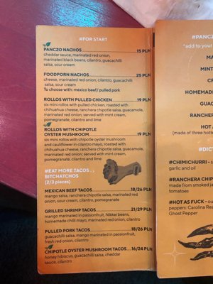 Menu photo 1 Panczo Wrocław, DS Menu photo 1 Panczo Wrocław, DS