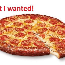 This is the crust I requested This is the crust I requested