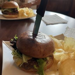 First time eating at Cafe on Main today, we enjoyed the Classic American Burger! We will definitely be back! First time eating at Cafe on Main today, we enjoyed the Classic American Burger! We will definitely be back!