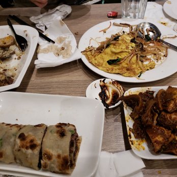 Full House Dumpling - Top left is the pork stew rice.   Stingy sauce. - Chinese Near Me - Fremont, California