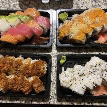 Sushi Express - Rainbow Rainbow dragon roll, Rowdy Roll, Scorpion roll, California roll - Korean Near Me - San Antonio, Texas Sushi Express - Rainbow Rainbow dragon roll, Rowdy Roll, Scorpion roll, California roll - Korean Near Me - San Antonio, Texas