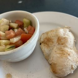 Sandridge Diner - Grilled chicken and vegetable of the day