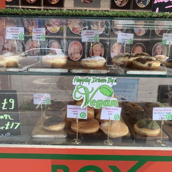 Happy Donuts - Vegan donut display - Donuts Near Me - London, XGL
