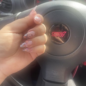 Winchester Nails - Clear Butterly glitter - Nail Salons Near Me - San Jose, California Winchester Nails - Clear Butterly glitter - Nail Salons Near Me - San Jose, California