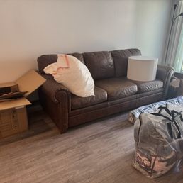 Heavy couch into elevator and into apt! Heavy couch into elevator and into apt!