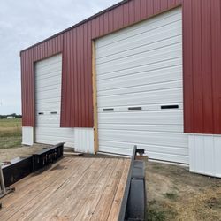 Pit Crew Garage Doors - (2) 12x14 commercial overhead doors