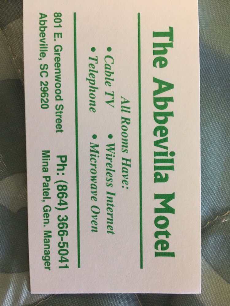 ABBEVILLA MOTEL Updated May 2024 801 E Greenwood St, Abbeville