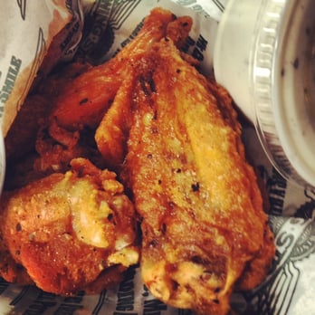 Wingstop - Louisana dry rub wings. Favorite of the three flavors I tried. - Chicken Wings Near Me - Carson City, Nevada Wingstop - Louisana dry rub wings. Favorite of the three flavors I tried. - Chicken Wings Near Me - Carson City, Nevada