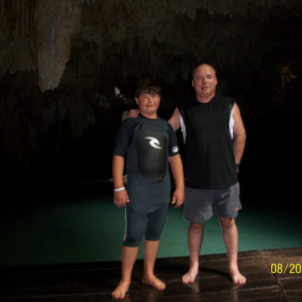 Cenote 7 Bocas - in the cave before swimming - Lakes Near Me - Puerto Morelos, ROO Cenote 7 Bocas - in the cave before swimming - Lakes Near Me - Puerto Morelos, ROO