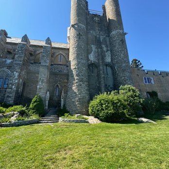 Hammond Castle Museum - Outside the Hammond Castle facing the ocean. - Museums Near Me - Gloucester, Massachusetts
