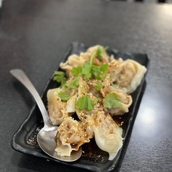 Dumpling Depot - Pork wontons in spicy sauce - Dim Sum Near Me - Sunnyvale, California