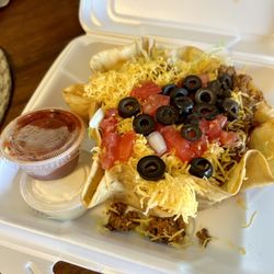 Taco Shop - Beef taco salad.