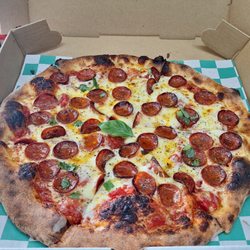Basil Wood Fired Pizza