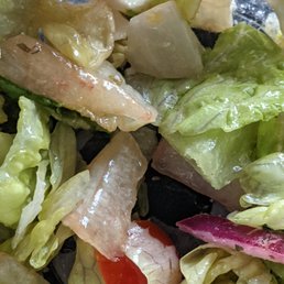 Rotten lettuce Greek salad Panera bread