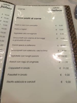 Menu photo 1 Osteria e Pataca Rimini, RN